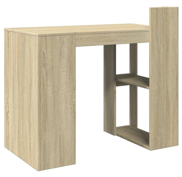 Sonoma tölgy színű szerelt fa irodai asztal 103,5x56,5x94 cm
