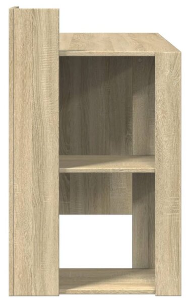 Sonoma tölgy színű szerelt fa irodai asztal 103,5x56,5x94 cm