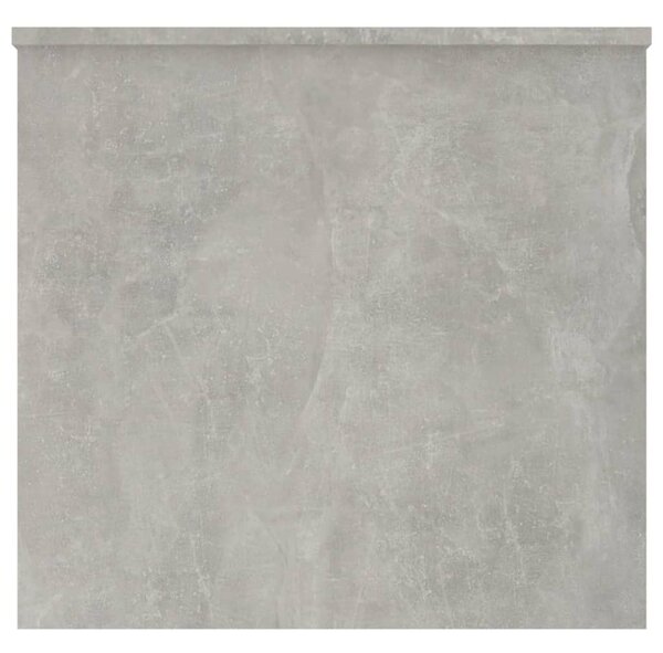 Betonszürke szerelt fa dohányzóasztal 102 x 55,5 x 52,5 cm