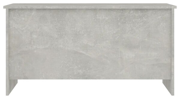 Betonszürke szerelt fa dohányzóasztal 102 x 55,5 x 52,5 cm