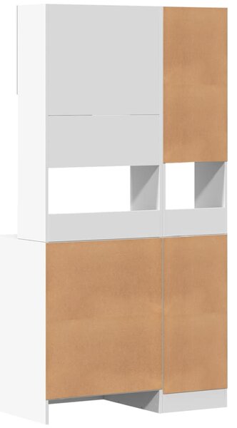 Fehér szerelt fa konyhaszekrény 95 x 50 x 180 cm