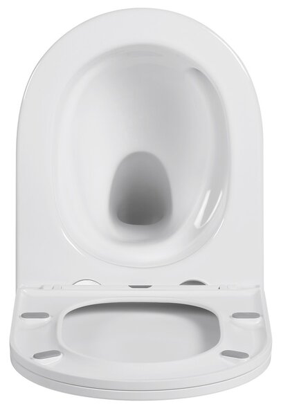 Erga Vento, fali WC-csésze 490x365x365mm, Tornado 2 + lassú záródású WC-ülőke, fehér, ERG-V03-VENTO-TO2-WH