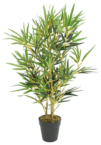 Zöld mű bambuszfa 368 levéllel 80 cm