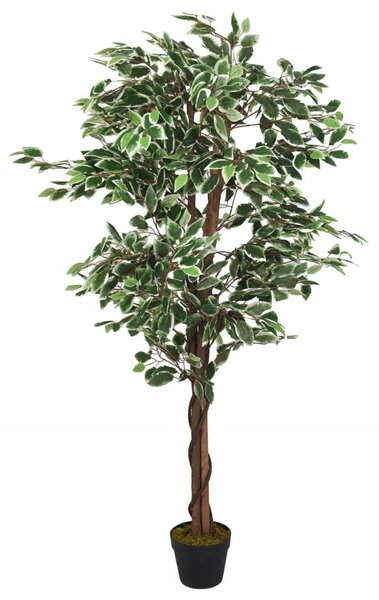 Zöld mű fikusz fa 378 levéllel 80 cm