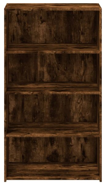 Füstös tölgy színű szerelt fa magasszekrény 70 x 41 x 124 cm