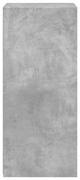 Betonszürke szerelt fa tálalószekrény 45 x 41 x 93 cm