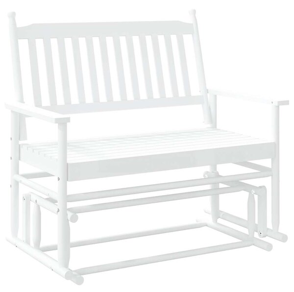 Fehér tömör nyárfa hintapad 118 x 70 x 104,5 cm