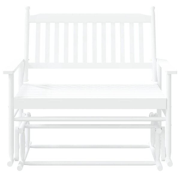 Fehér tömör nyárfa hintapad 118 x 70 x 104,5 cm