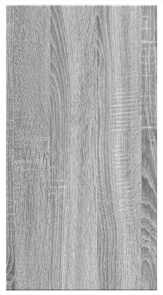 Szürke sonoma színű szerelt fa mosdószekrény 63 x 29 x 55 cm