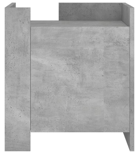 Betonszürke szerelt fa éjjeliszekrény 45 x 50 x 50 cm