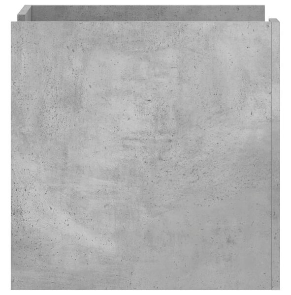 Betonszürke szerelt fa éjjeliszekrény 45 x 50 x 50 cm
