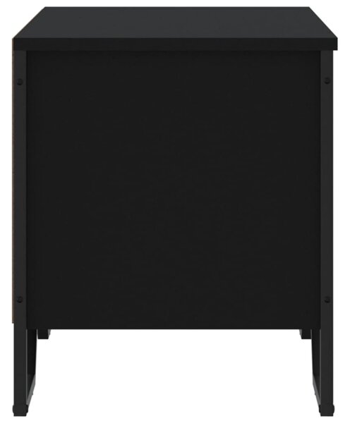 Fekete szerelt fa cipőszekrény 90 x 38 x 45,5 cm