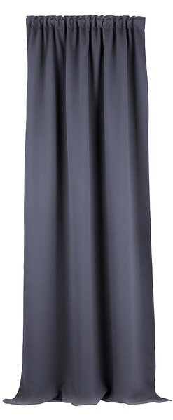 Sötétítő függöny ráncolószalaggal sötétszürke 140x280 cm 1 db