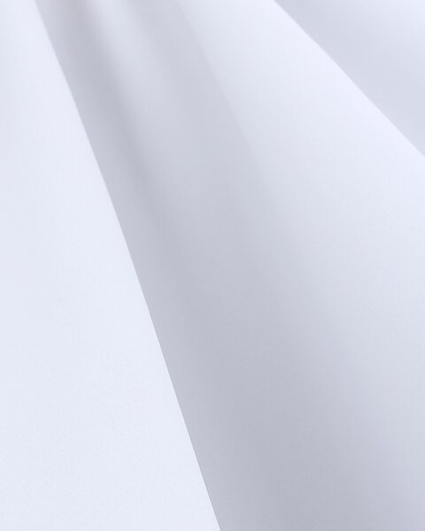Sötétítő függöny fodros szalaggal, acélszürke-fehér, 140 x 280 cm, 1 db