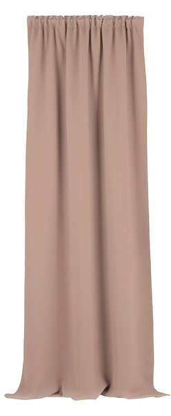 Sötétítő függöny fodros szalaggal, rózsaszín bézs, 140 x 280 cm, 1 db