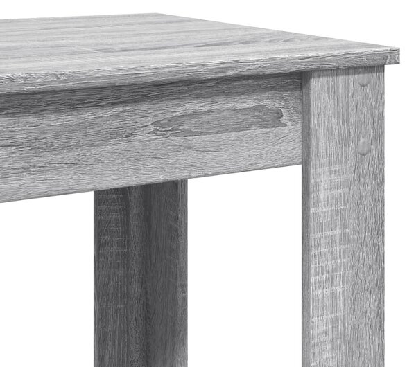 Szürke sonoma színű szerelt fa bárasztal 51 x 50 x 103,5 cm