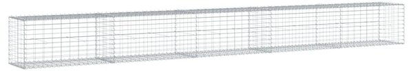 Horganyzott vas gabion kosár fedéllel 500 x 50 x 50 cm