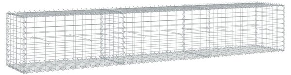 Horganyzott vas gabion kosár fedéllel 300 x 50 x 50 cm