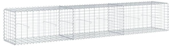 Horganyzott vas gabion kosár fedéllel 300 x 50 x 50 cm