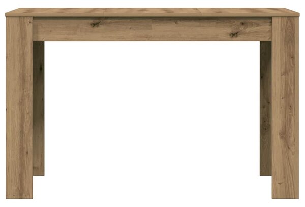 Étkezőasztal kézműves tölgy 120x60x76 cm műszaki fa