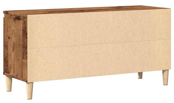 Antik fa színű szerelt fa TV-szekrény 102 x 35 x 50 cm