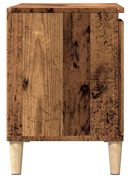 Antik fa színű szerelt fa TV-szekrény 102 x 35 x 50 cm