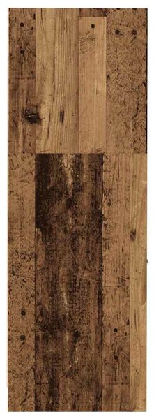 Antik fa színű szerelt fa patikaszekrény 30 x 41 x 118 cm