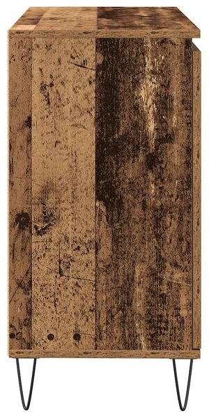 Antik fa színű szerelt fa tálalószekrény 101,5 x 35 x 70 cm