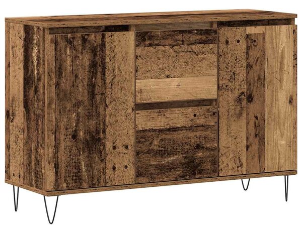 Antik fa színű szerelt fa tálalószekrény 101,5 x 35 x 70 cm