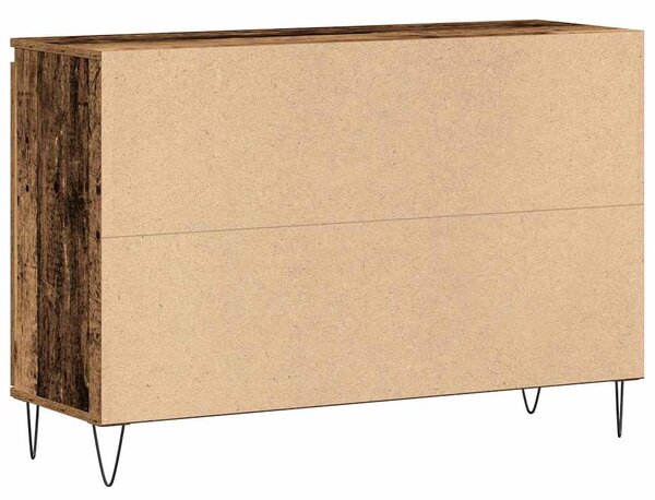 Antik fa színű szerelt fa tálalószekrény 101,5 x 35 x 70 cm