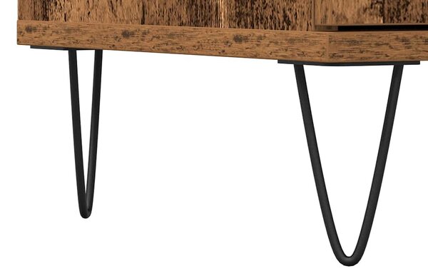 Antik fa színű szerelt fa tálalószekrény 101,5 x 35 x 70 cm