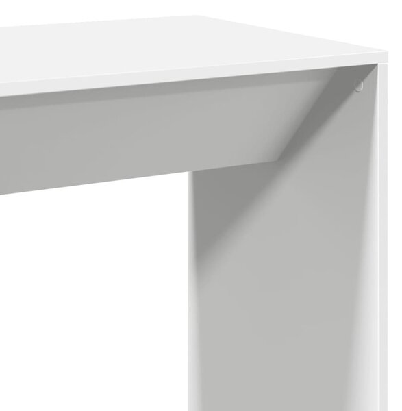 Fehér szerelt fa bárasztal 102 x 50 x 103,5 cm