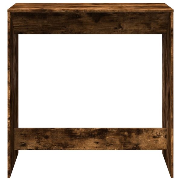 Füstös tölgy színű szerelt fa bárasztal 102 x 50 x 103,5 cm