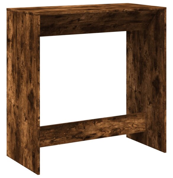 Füstös tölgy színű szerelt fa bárasztal 102 x 50 x 103,5 cm