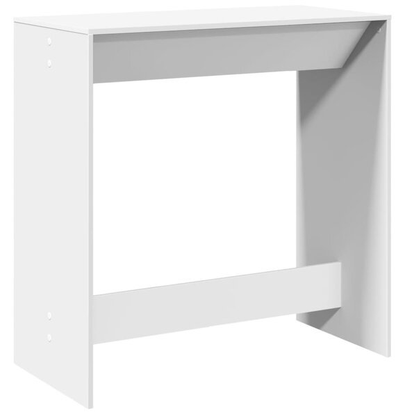 Fehér szerelt fa bárasztal 102 x 50 x 103,5 cm