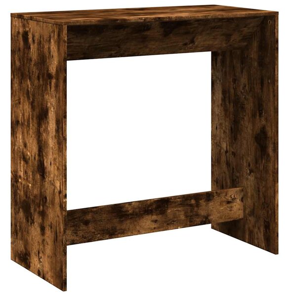 Füstös tölgy színű szerelt fa bárasztal 102 x 50 x 103,5 cm