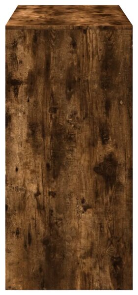 Füstös tölgy színű szerelt fa bárasztal 102 x 50 x 103,5 cm