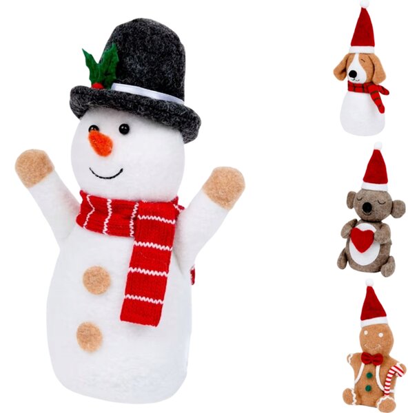 Karácsonyi dekoráció SNOWY FRIENDS 27 cm - több változatban Változat: Gingerbread
