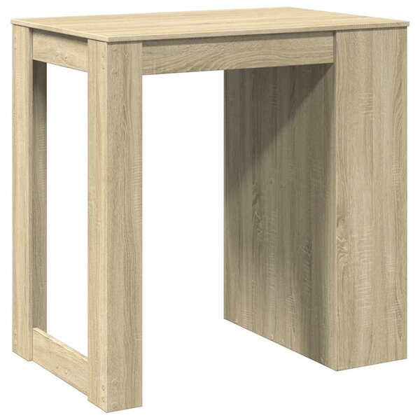 Sonoma tölgy színű szerelt fa bárasztal 102 x 70 x 103,5 cm