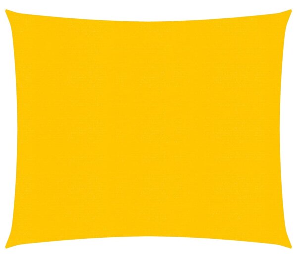 VidaXL sárga HDPE napvitorla 160 g/m² 3 x 3 m