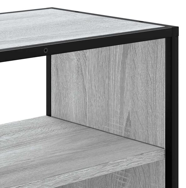 Szürke sonoma színű szerelt fa TV-szekrény 60 x 31 x 39,5 cm