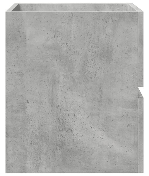 Betonszürke szerelt fa mosdószekrény 41 x 38,5 x 45 cm