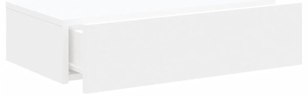 Fehér TV-szekrény LED-lámpákkal 60x35x15,5 cm