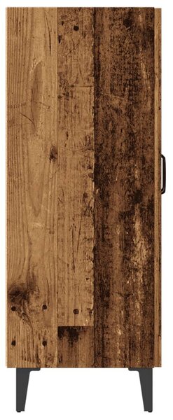Antik fa színű szerelt fa tálalószekrény 70 x 34 x 90 cm