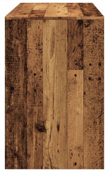 Antik fa színű szerelt fa íróasztal 101 x 50 x 76,5 cm