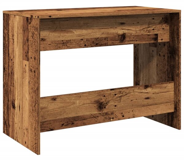 Antik fa színű szerelt fa íróasztal 101 x 50 x 76,5 cm