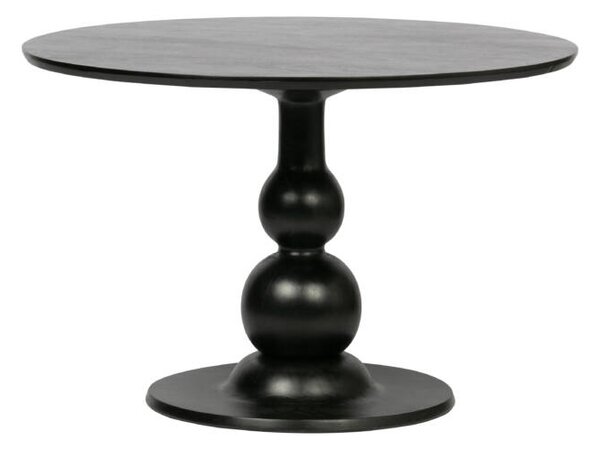 BePureHome - Blanco étkezőasztal Ø120cm, mangófa, fekete