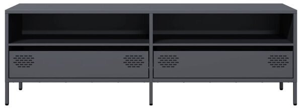 Antracit hidegen hengerelt acél TV-szekrény 135x39x43,5 cm