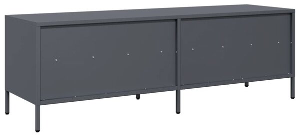 Antracit hidegen hengerelt acél TV-szekrény 135x39x43,5 cm