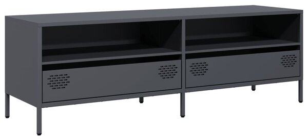 Antracit hidegen hengerelt acél TV-szekrény 135x39x43,5 cm